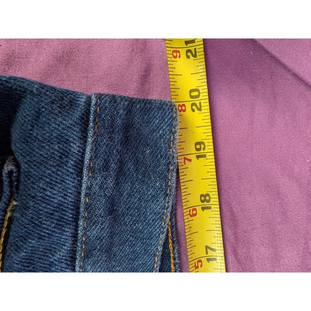 Wrangler VTG Rustler Jeans 36x30 Blue Dark Wash Regular Fit Straight 100% Cotton